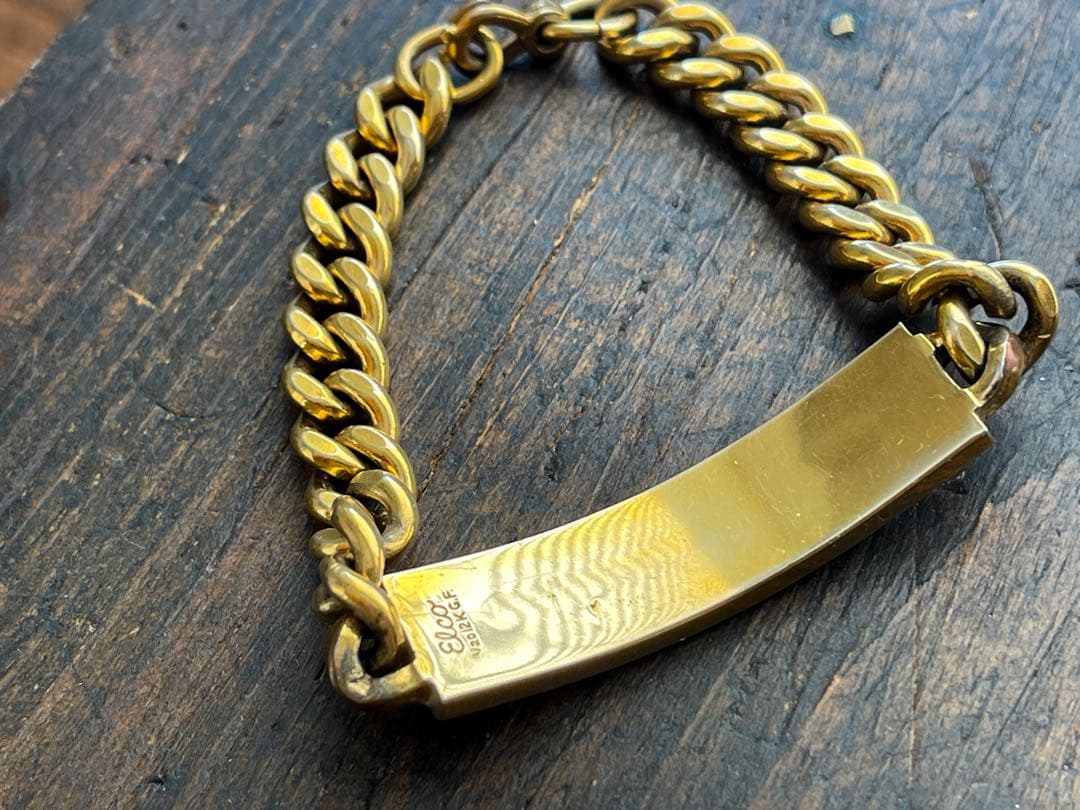 40s 12Kゴールドフィルド スウィートハートジュエリーブレスレット