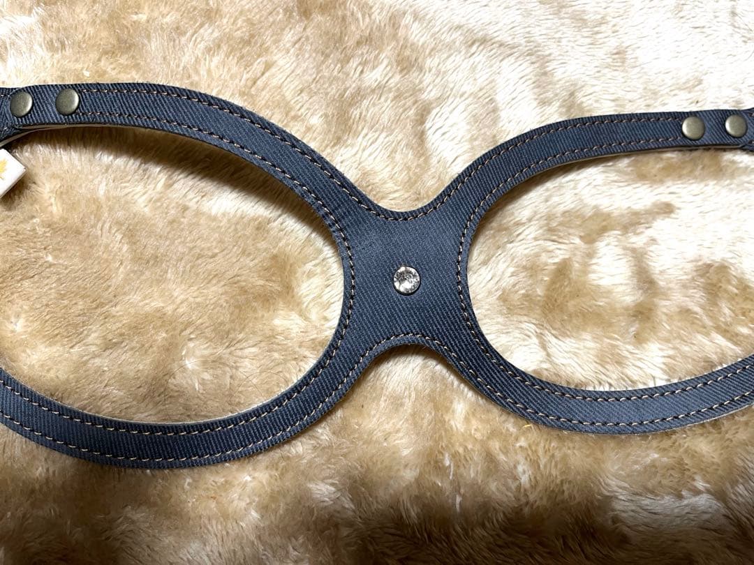 バディベルト 限定色 ブルージーン スワロ ハーネス＆リードセット2セット