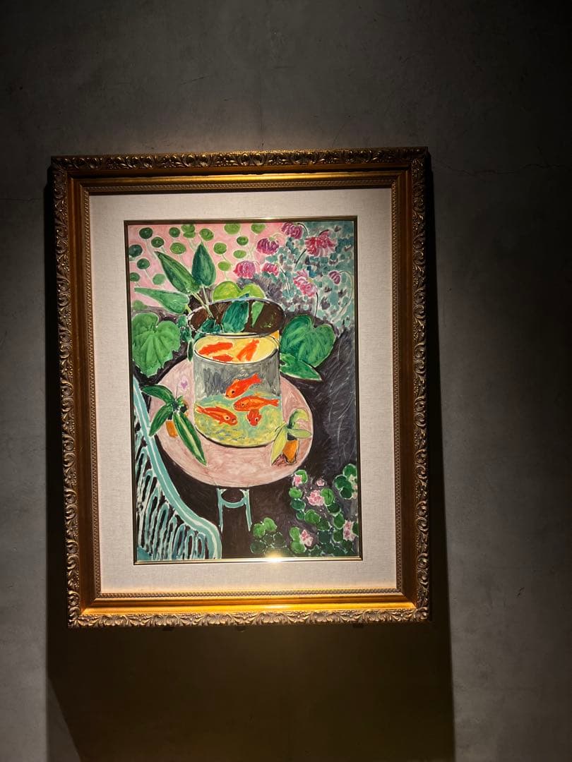 他の方発送×Henri Matisse 【gold fish】高精細刷特別額装品