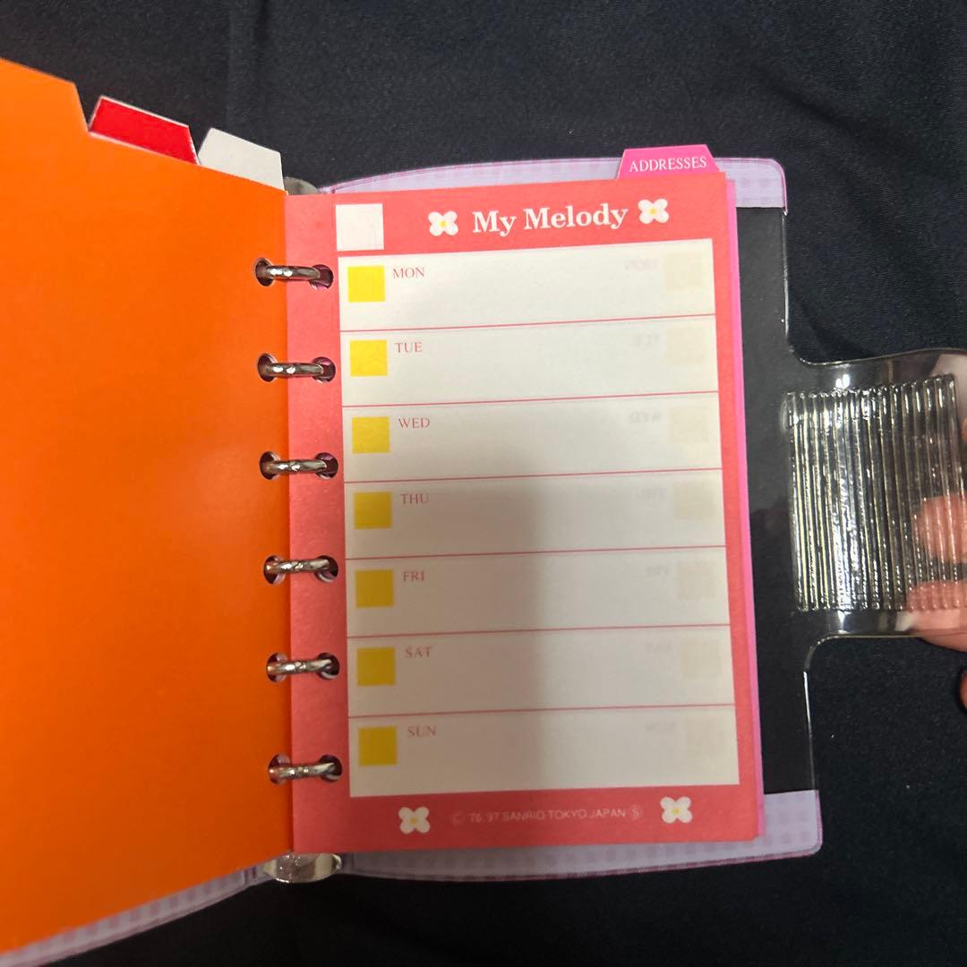 新品未使用　マイメロ　6穴システム手帳