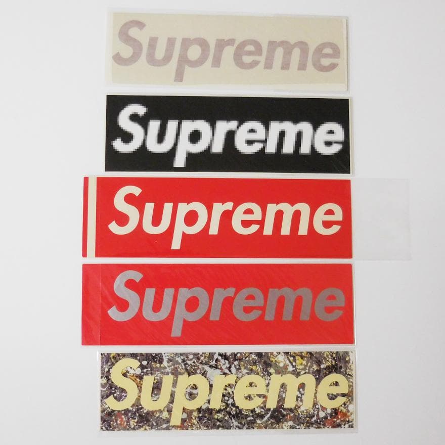 Supreme 激レア初期 ボックスロゴ ステッカー レッド