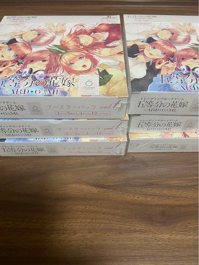 五等分の花嫁 カードゲーム ブースターパックvol.1 BOX×6