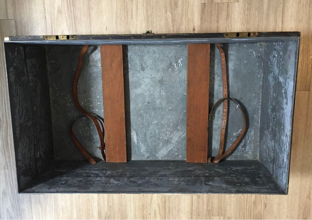 イギリス直輸入アンティーク　ブランケットボックス