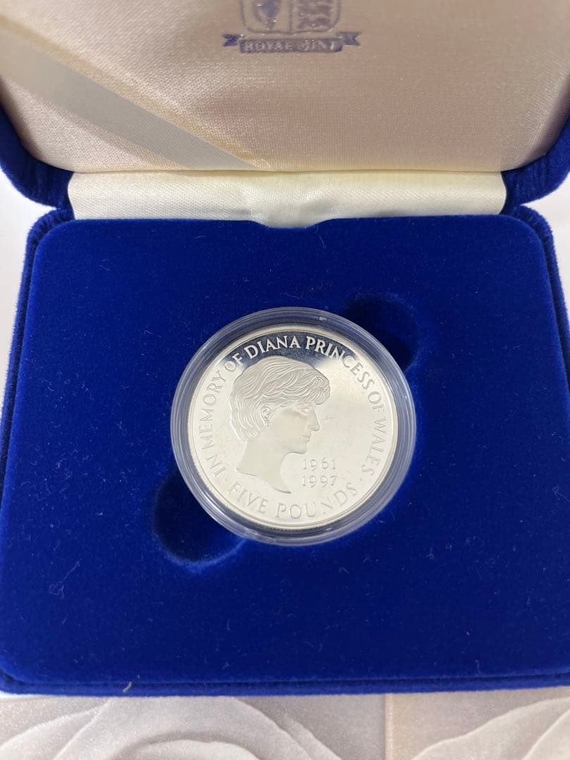 ダイアナ妃記念銀貨 1997年 銀製
