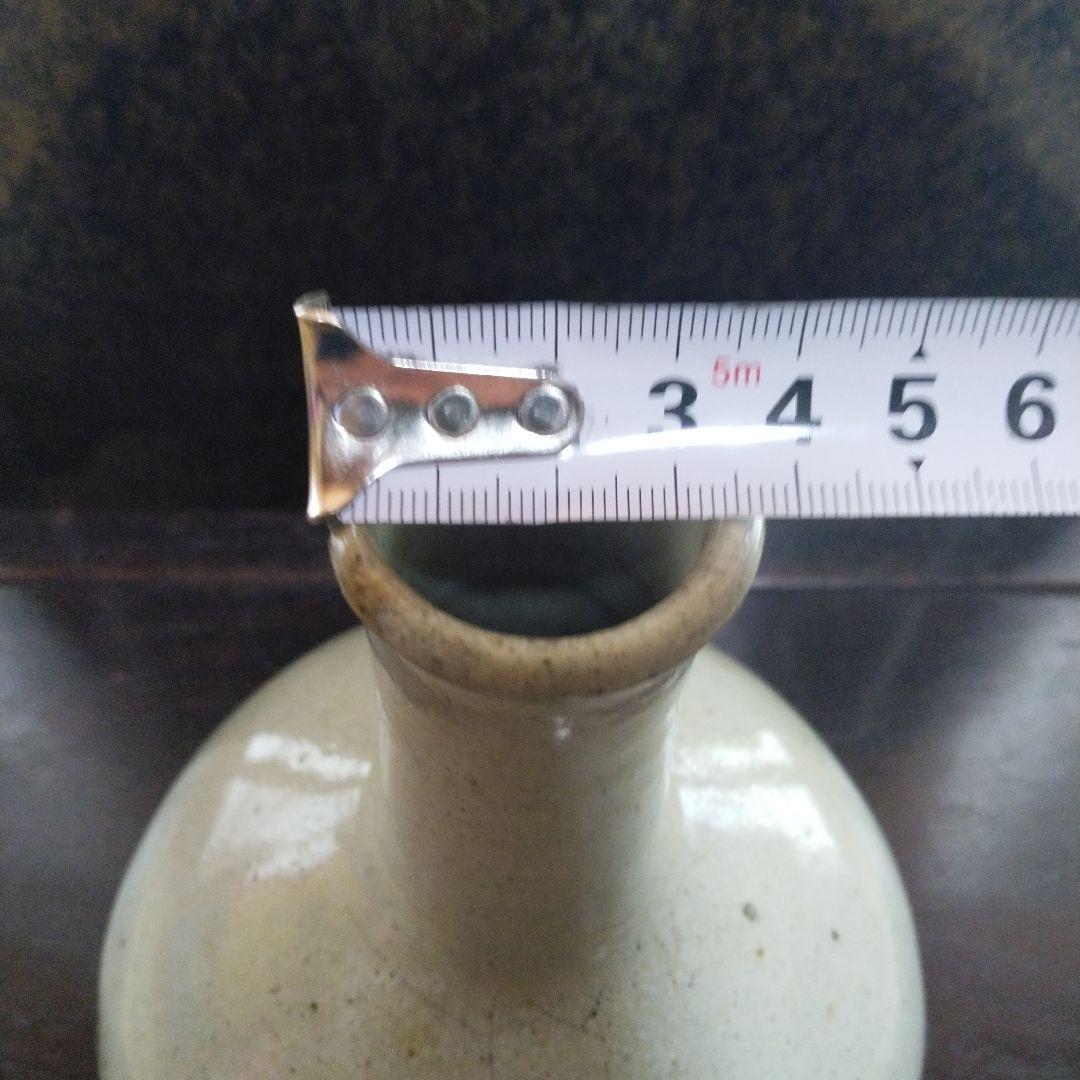 NO293　相馬焼or上野目焼　徳利　糠白釉