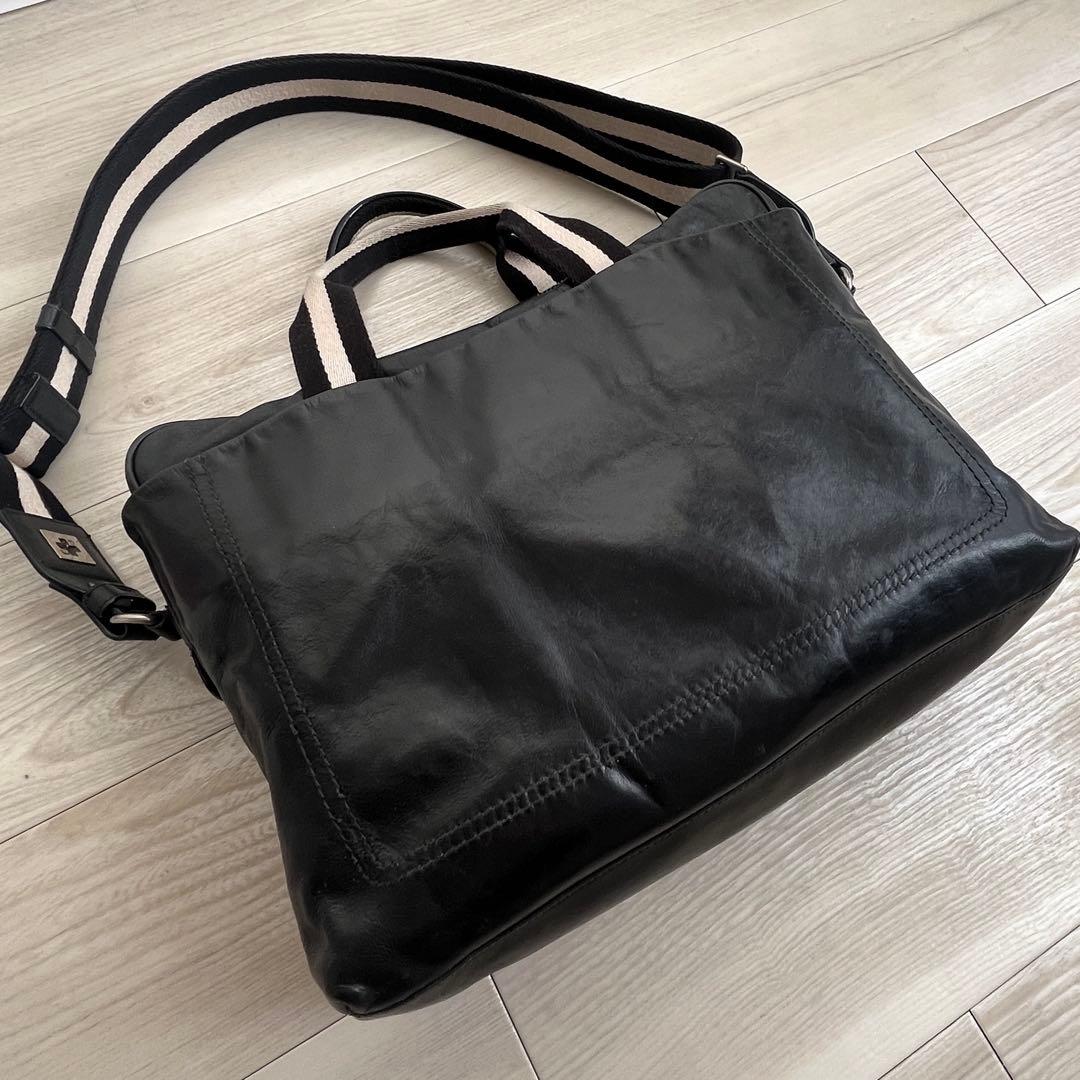 Bally バリー ビジネスバッグ トレインスポッティング2way レザー 黒