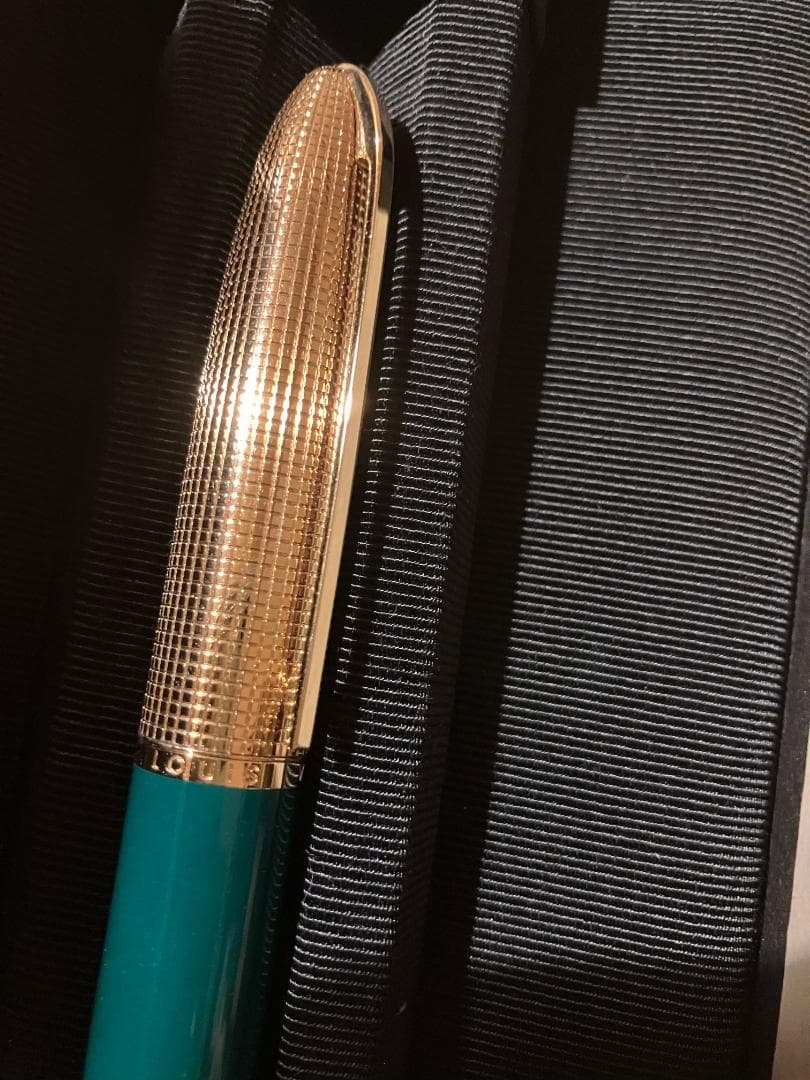 LOUIS VUITTON 万年筆 グリーン ペン先750 K18