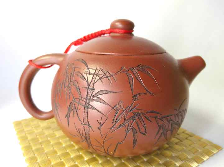 朱泥急須 煎茶道具 在銘品 骨董