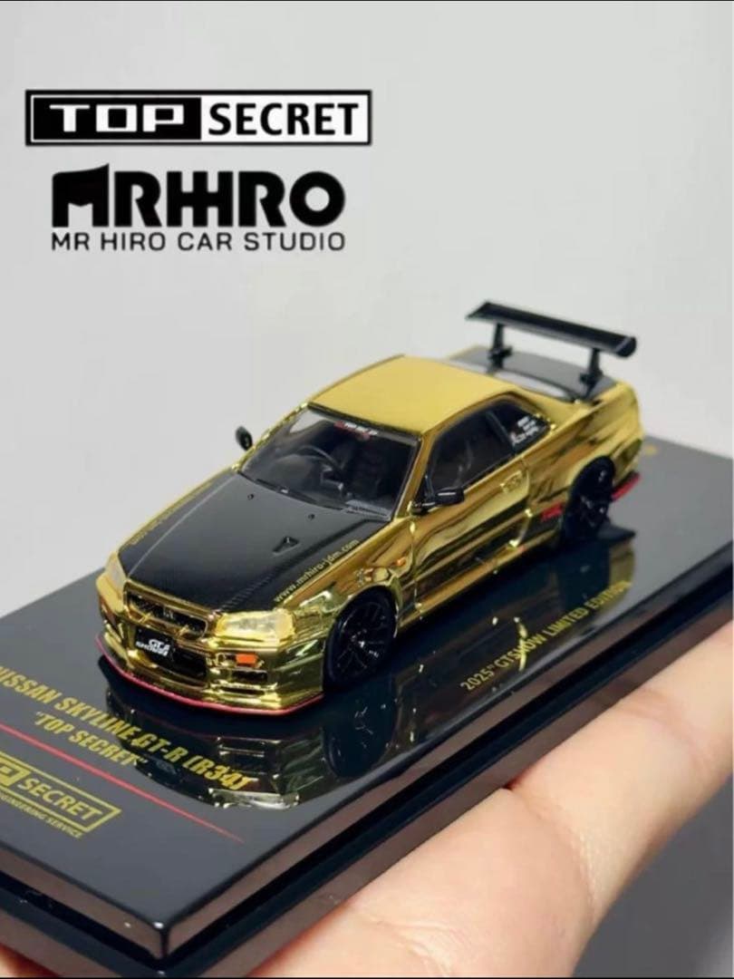 inno64 イノモデル イベント限定品 ゴールド R34 トップシクレット