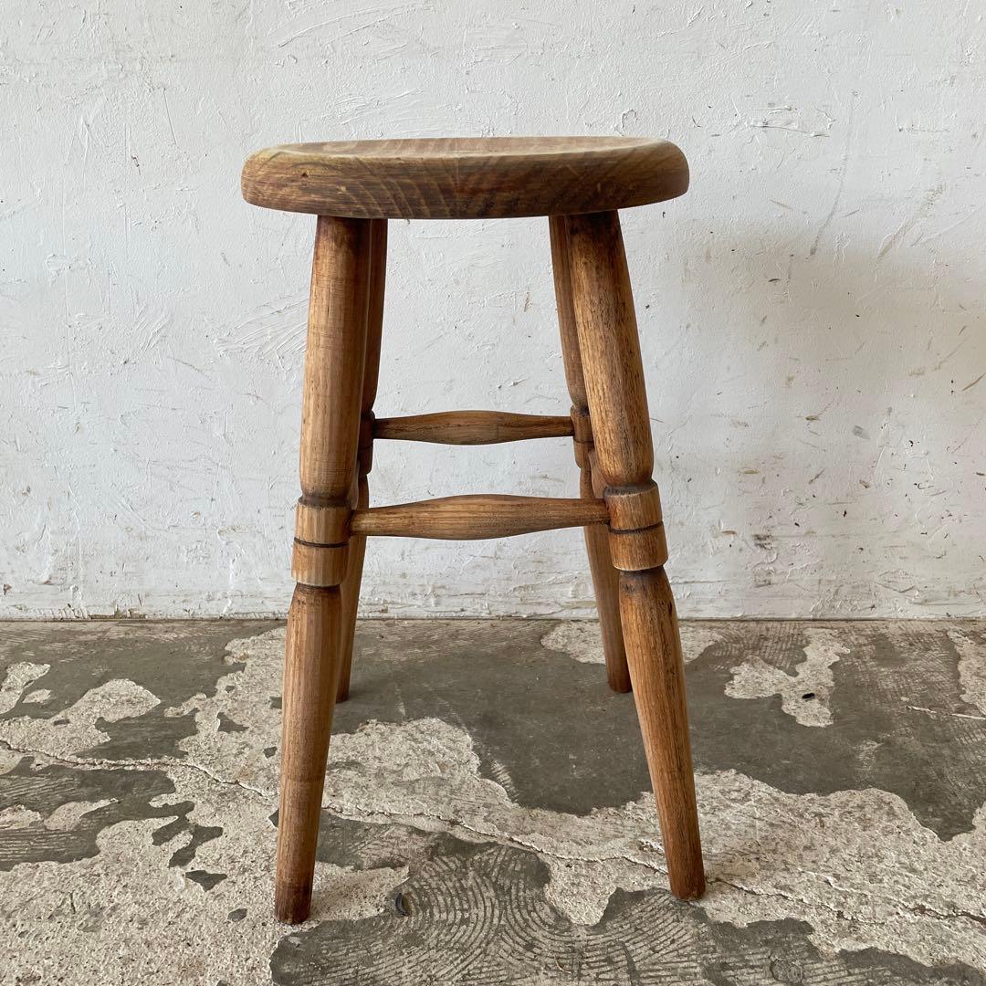 ヴィンテージ 　スツール　サイドテーブル ベッドサイドテーブル　　剥離