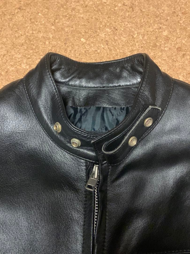 HORN WORKS シングルライダースジャケット 3L キルティング 黒