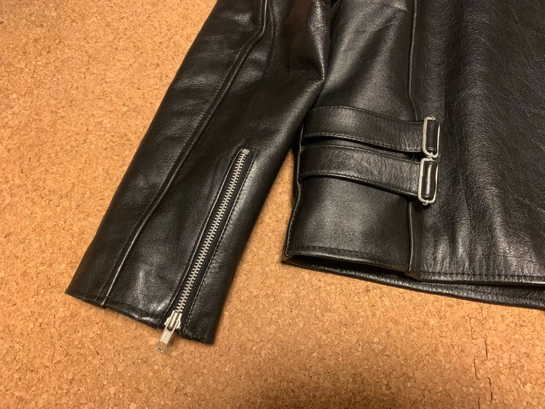 HORN WORKS シングルライダースジャケット 3L キルティング 黒