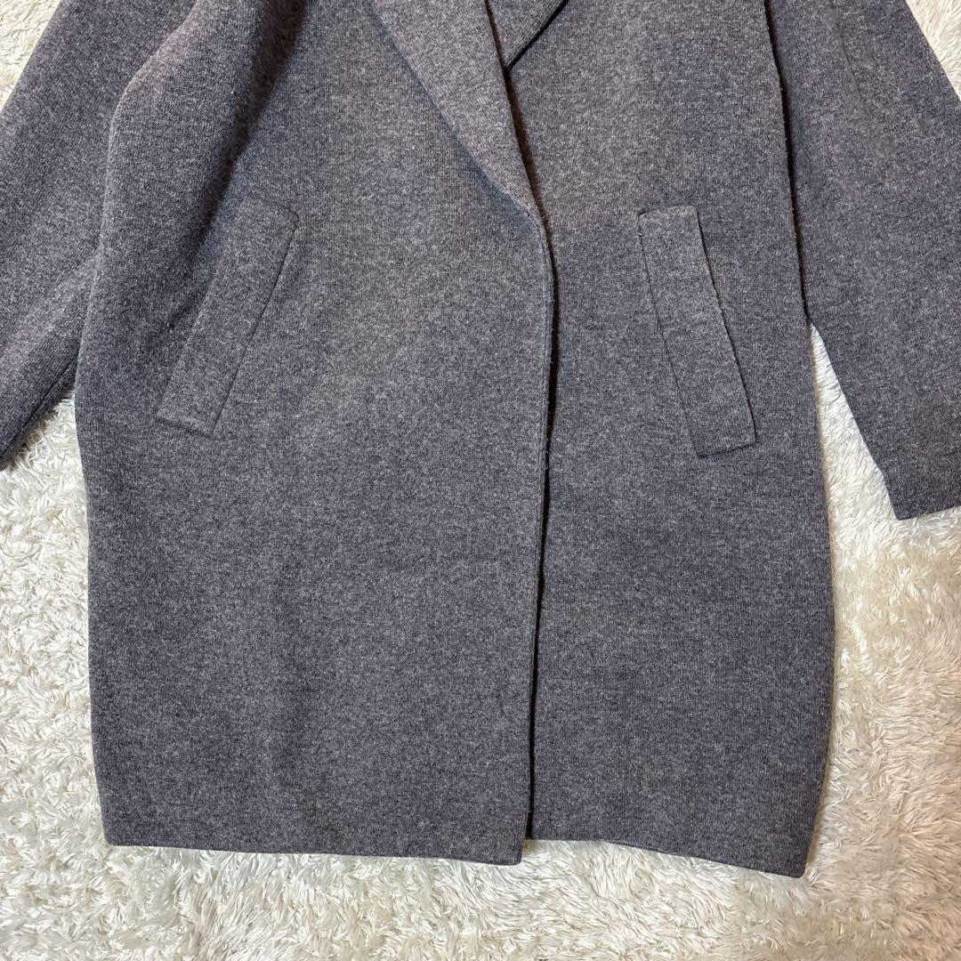 美品＊Theory luxe セオリーリュクス　アルパカ混　ウールコート　グレー