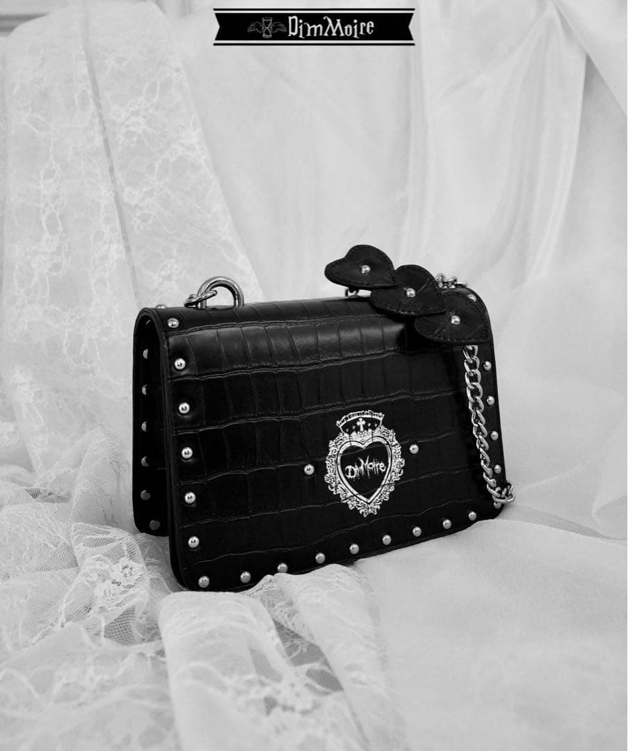 DimMoire クロコダイル風ショルダーバッグ