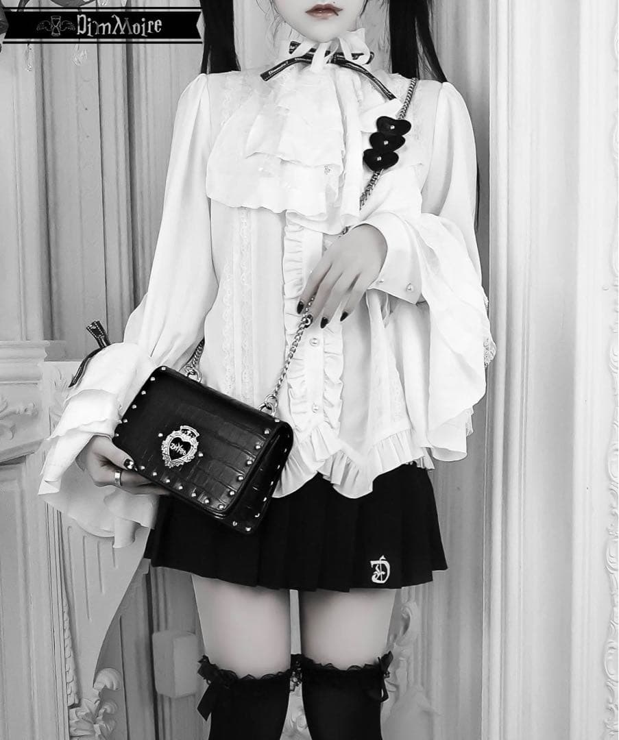 DimMoire クロコダイル風ショルダーバッグ