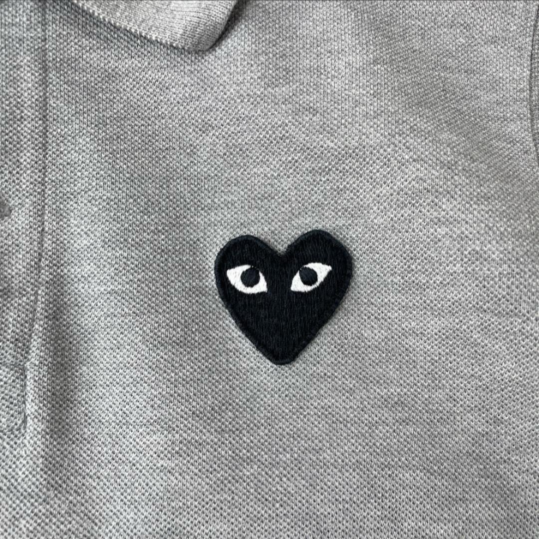 PLAY COMME des GARCONS 半袖ポロシャツ グレー Mサイズ