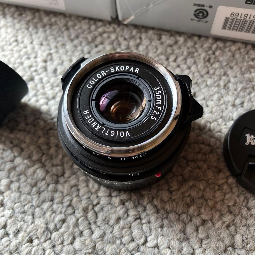 color skopar 35mm f2.5 pⅡ フードLH-12