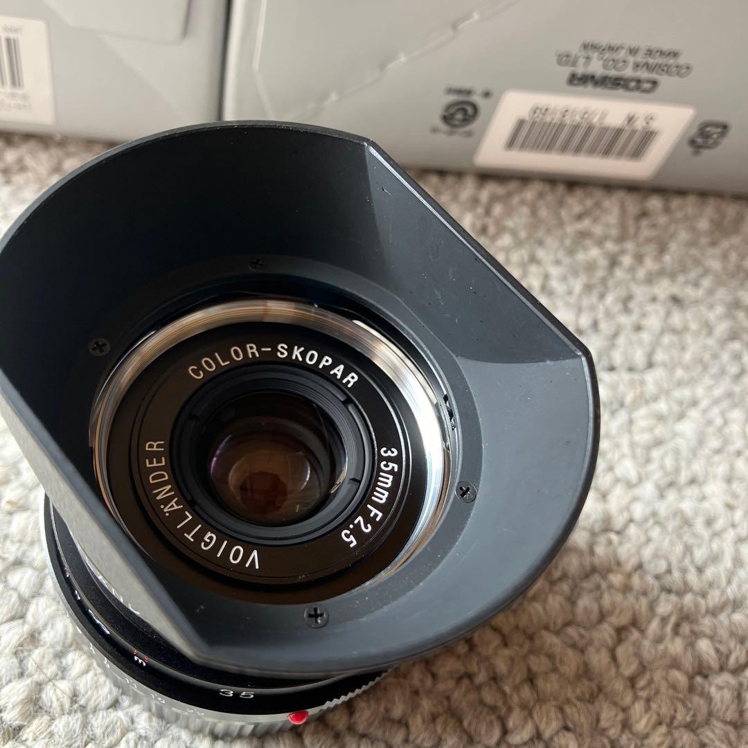 color skopar 35mm f2.5 pⅡ フードLH-12