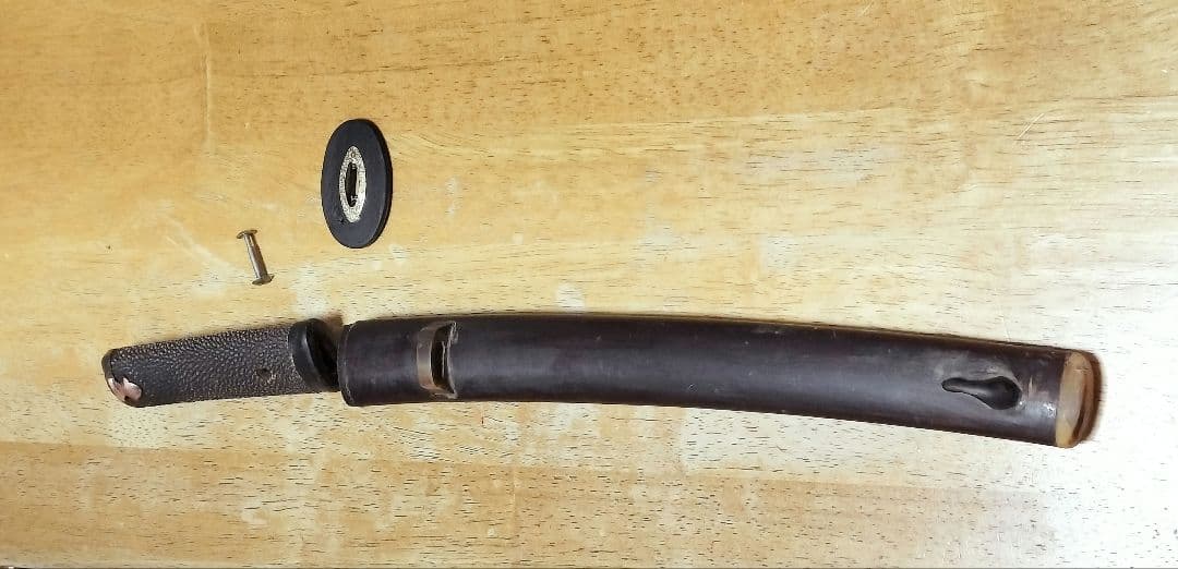 日本刀 脇差 江戸時代 「拵」（鍔・つなぎのオマケ付）