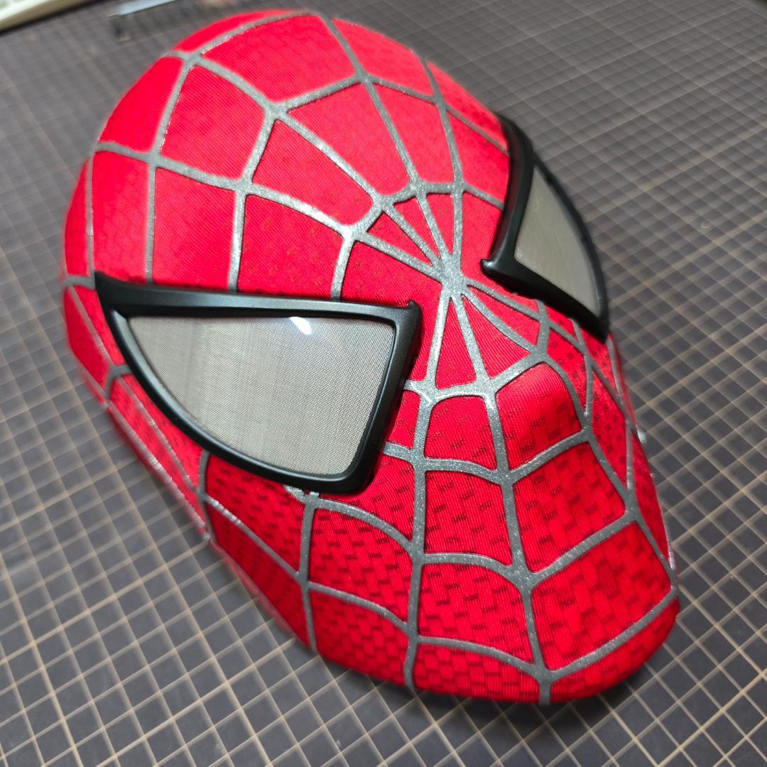スパイダーマン　マスク　　コスプレ　1/1　 3Dシェルマスク　即日発送！