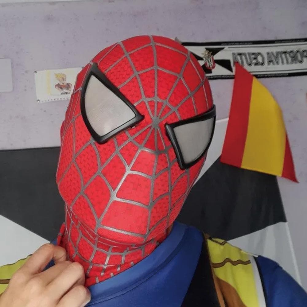 スパイダーマン　マスク　　コスプレ　1/1　 3Dシェルマスク　即日発送！