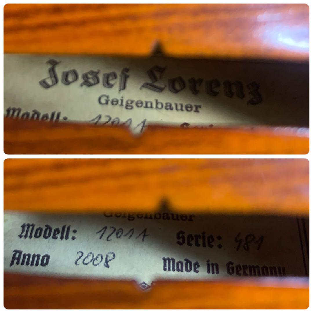 バイオリンJosef Lorenz ヨゼフロレンツ2008年1201A 4/4