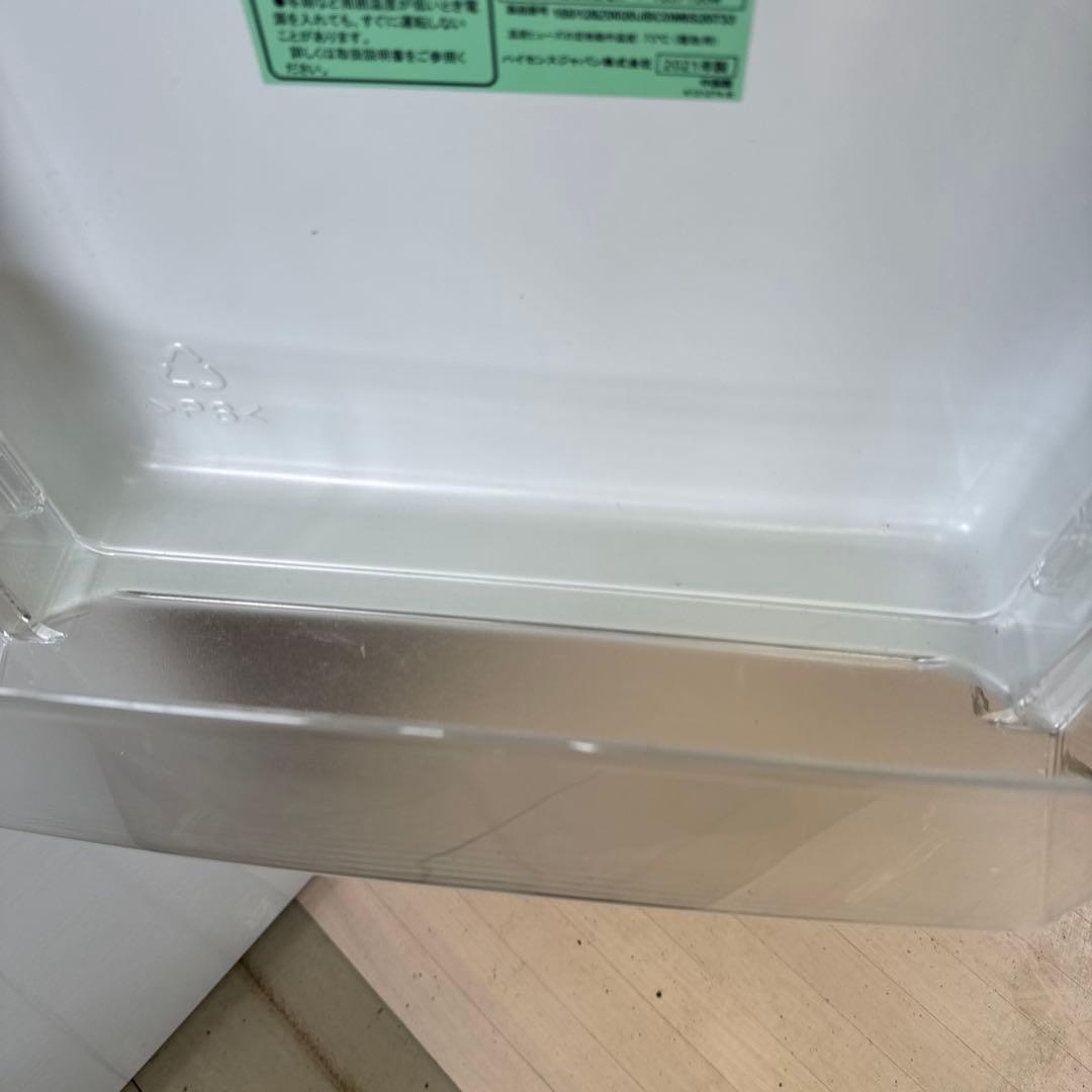 地域限定！ハイセンス HR-G13B-W 134L 2021年式　札幌近郊