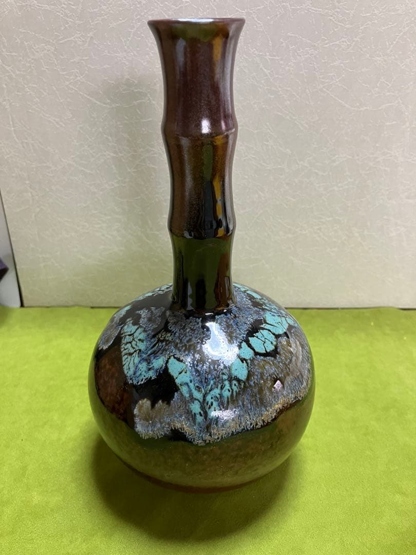 金太漢　作☆花入☆黒田窯☆