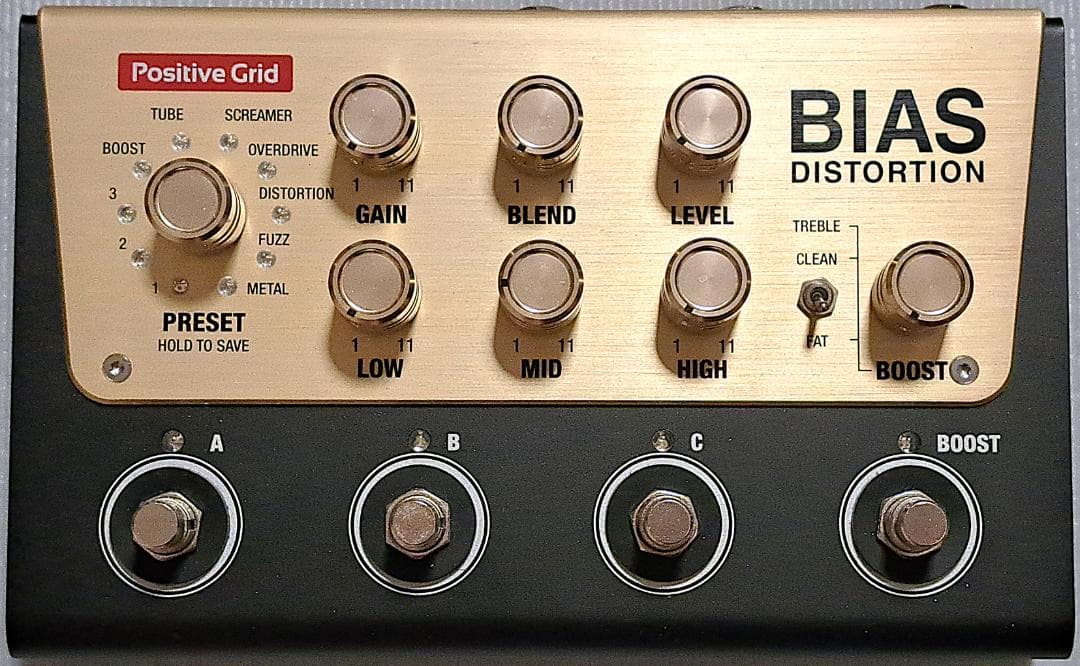 ■Positive Grid BIAS DISTORTION PRO 歪み