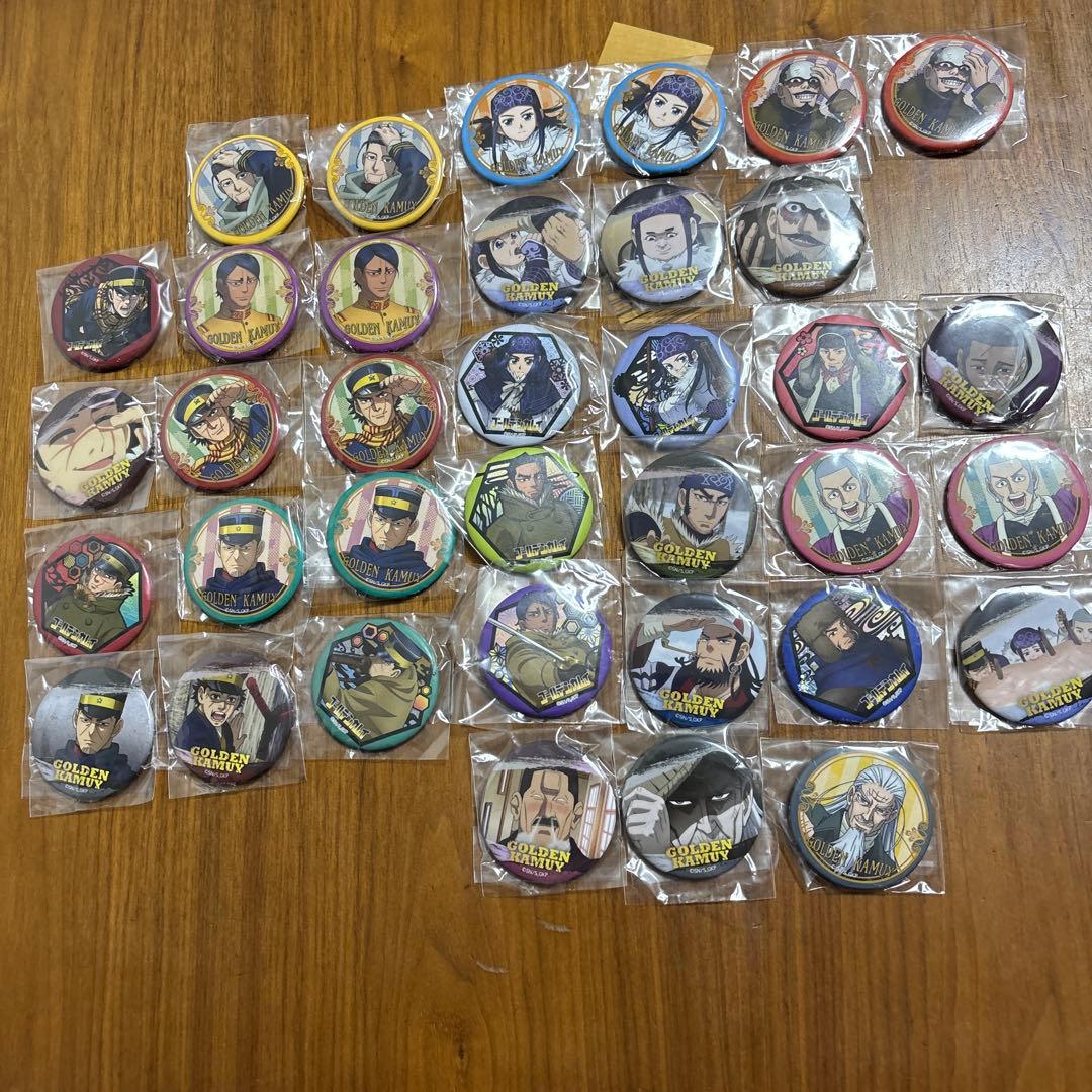 ゴールデンカムイ 缶バッジ 36個セットまとめ売り