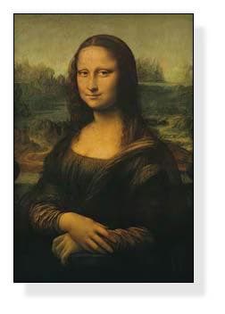 額装品/モナリザ（レオナルド ダ ヴィンチ）アートポスター