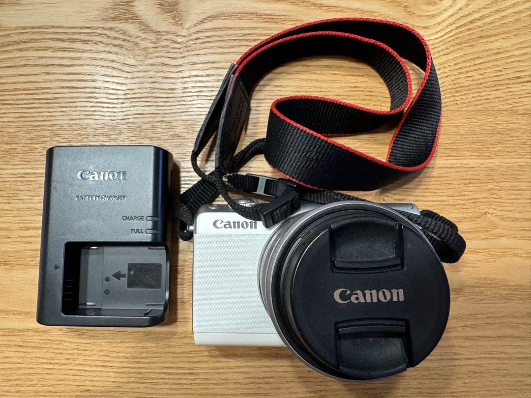 Canon ミラーレス一眼カメラ EOS M100 EF-M15-45 ホワイト