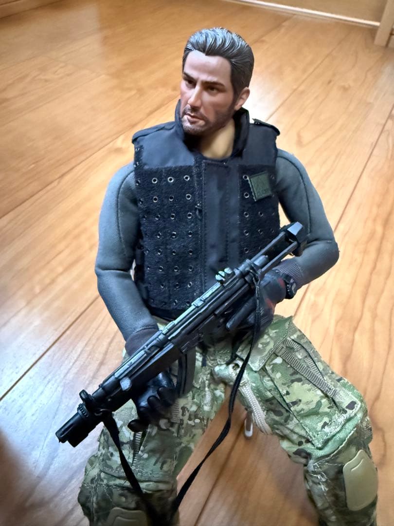 1/6 ホットトイズ 系 キアヌ・リーブス 似 カスタム オマケ付