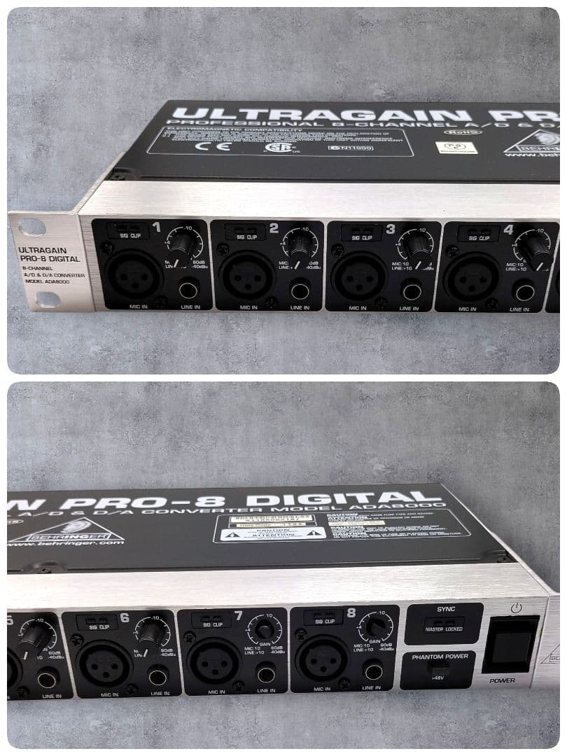 BEHRINGER ベリンガー ADA8000 AD/DA コンバータ 8ch