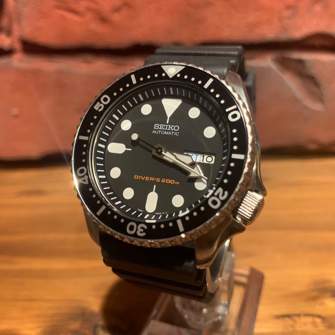 SEIKO ダイバーズウォッチ 自動巻き　ブラックボーイ 7s26-0020