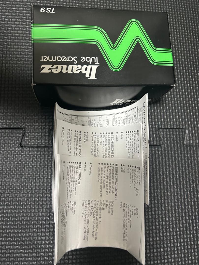 Ibanez TS9　Tubescreamer チューブスクリーマー