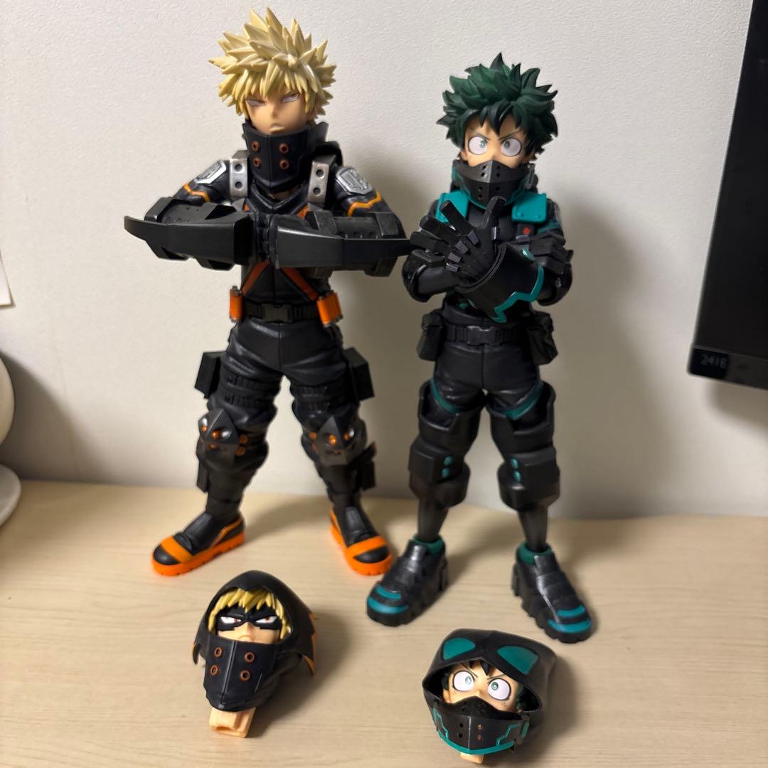 ヒロアカ一番くじ デク＆かっちゃんフィギュアセット