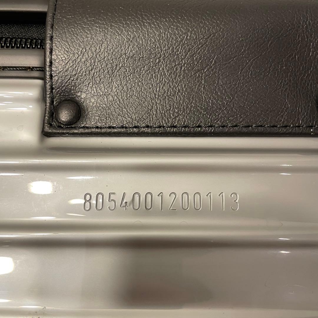 付属品フルセット RIMOWA Salsa ビジネストロリー 2輪 シルバー