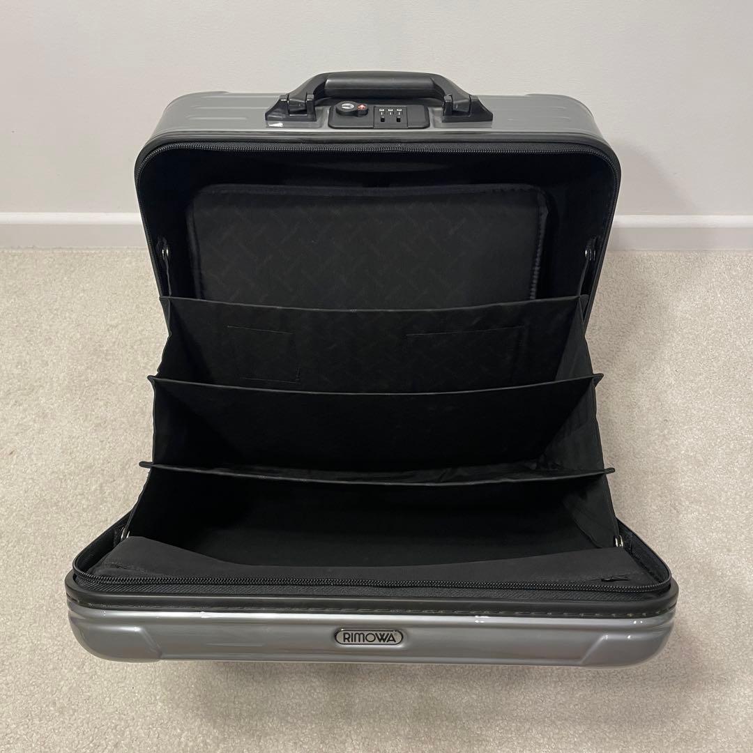 付属品フルセット RIMOWA Salsa ビジネストロリー 2輪 シルバー