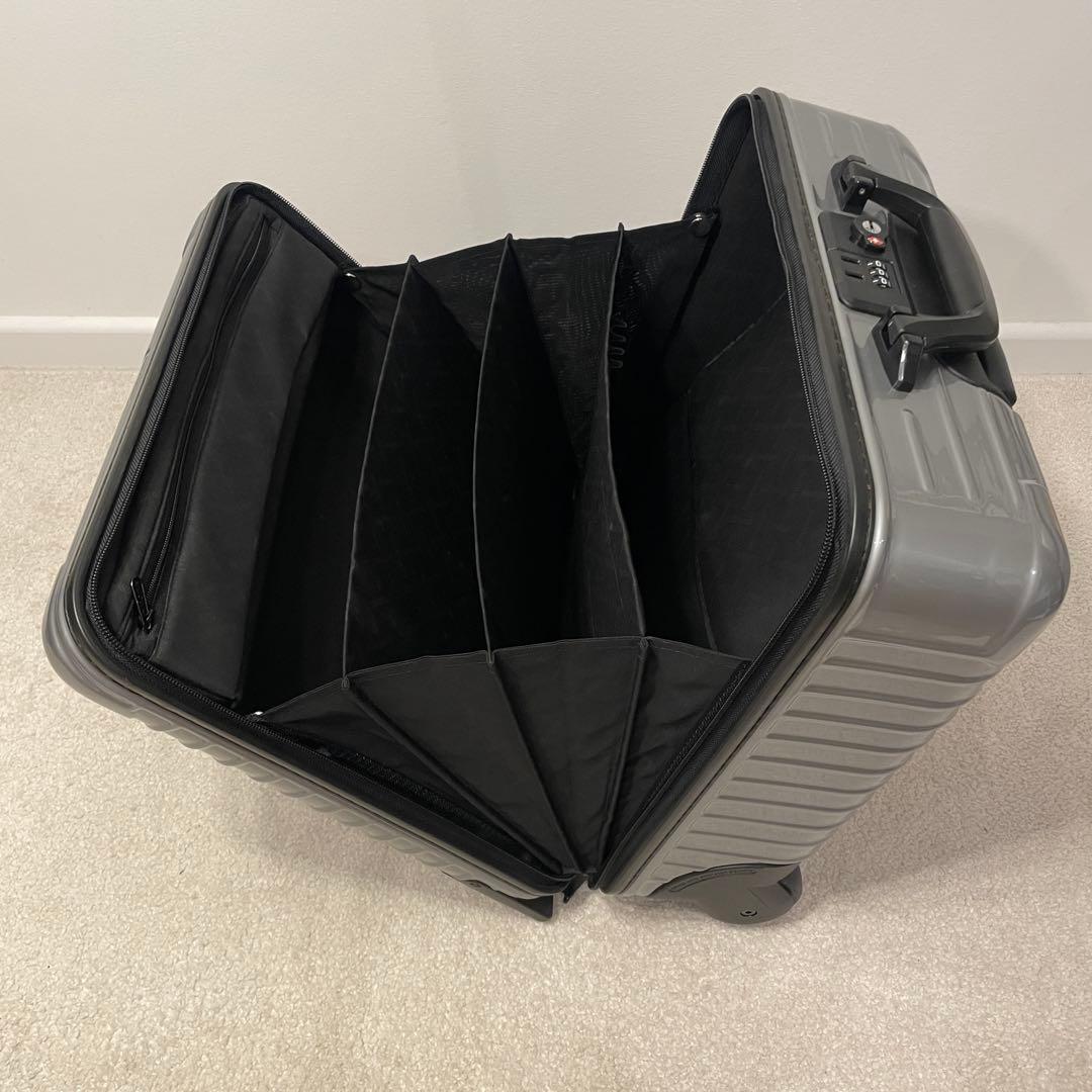 付属品フルセット RIMOWA Salsa ビジネストロリー 2輪 シルバー