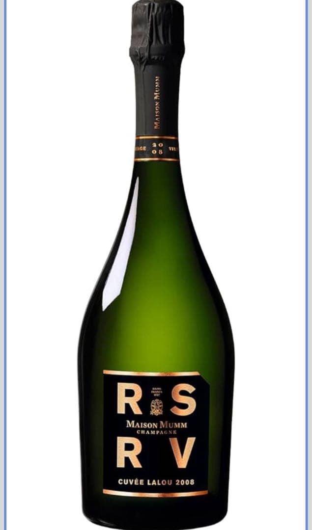 Maison Mumm Cuvée Lalou 2008 RSRV 高級　マム