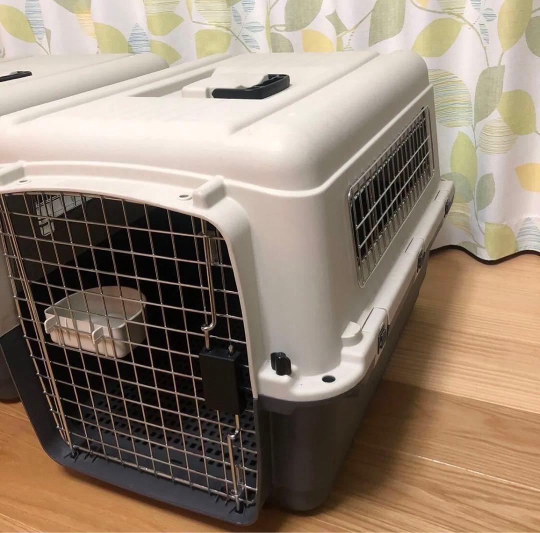 ペットケンネルファーストクラスL70すのこと水飲み付き IATA基準　飛行機OK