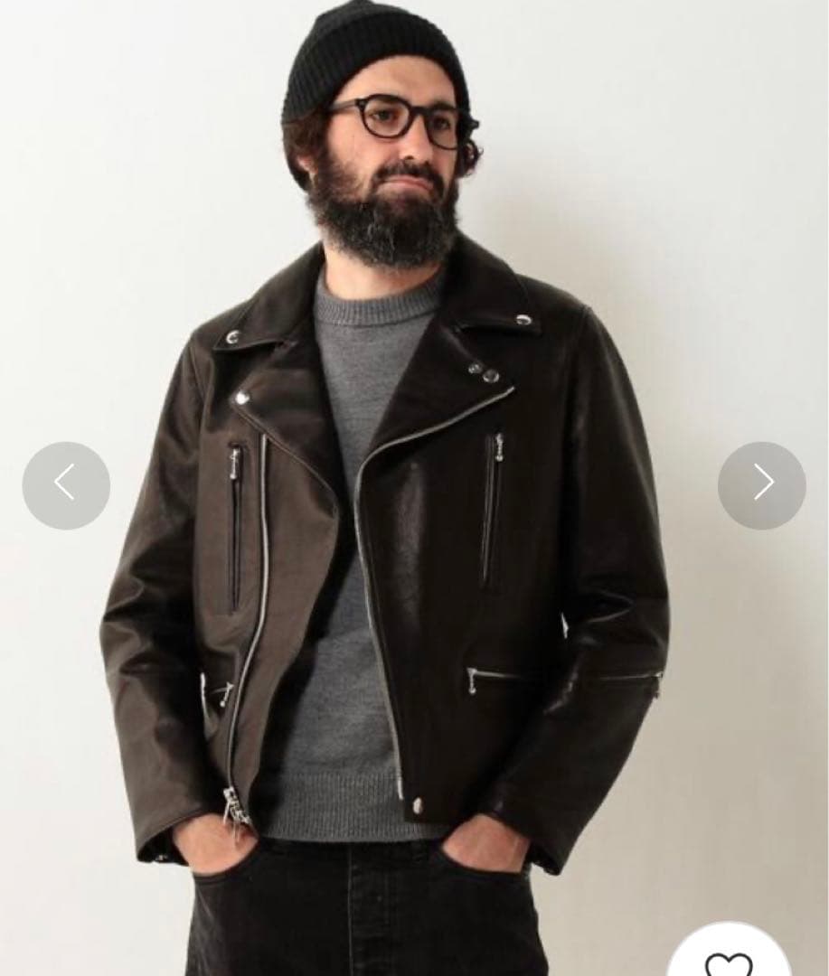 DREAMING OF THE SHINING ライダースジャケット　馬革