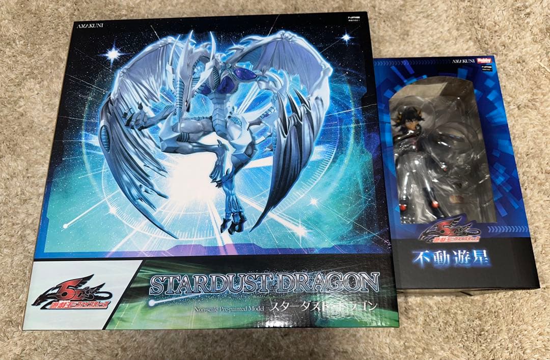 遊戯王 5D's 不動遊星＆スターダスト・ドラゴン フィギュア 未開封