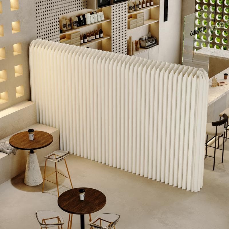 パーテーション間仕切り折り畳み式高さ1.6ｍ長さ3-4ｍ組立不要ついたて目隠し