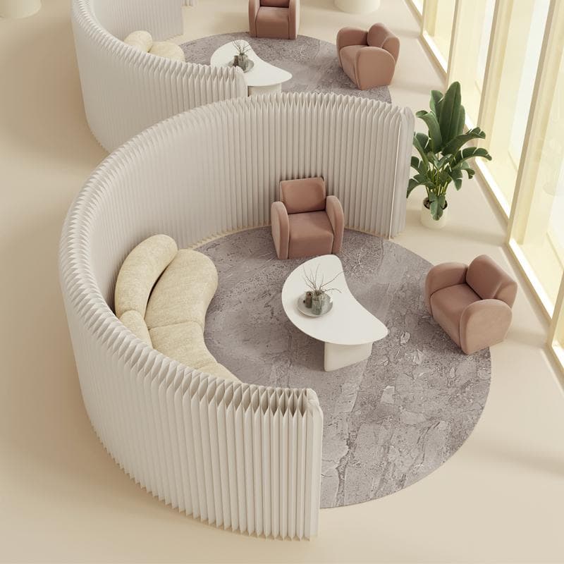 パーテーション間仕切り折り畳み式高さ1.6ｍ長さ3-4ｍ組立不要ついたて目隠し