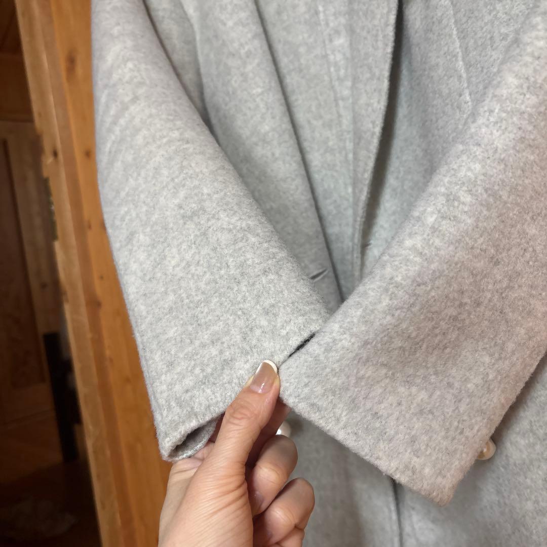 マディソンブルー　MADISON BLUE パールチェスターコート　グレー　00