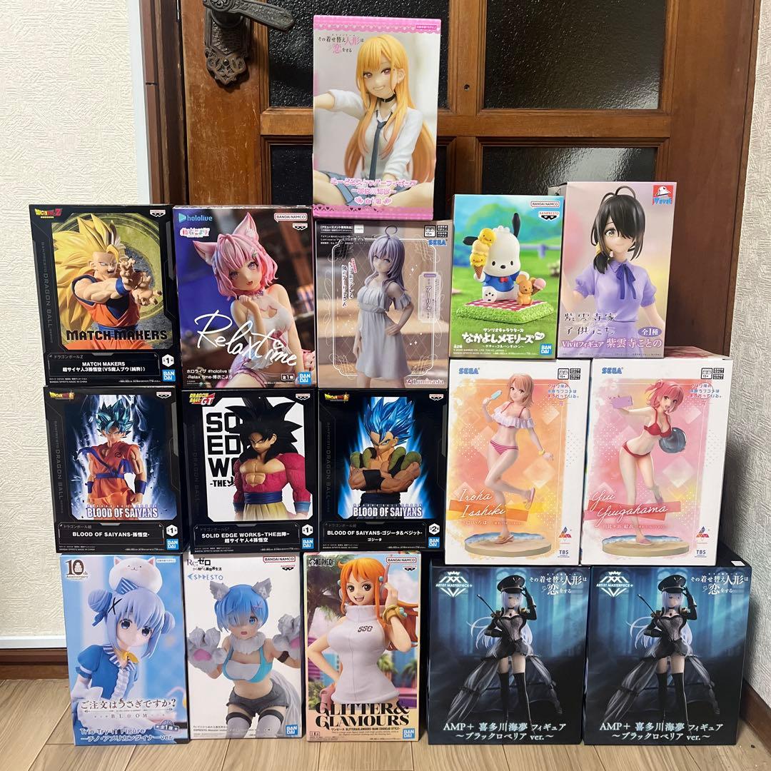 アニメキャラクター フィギュアセット18体セットまとめ売り