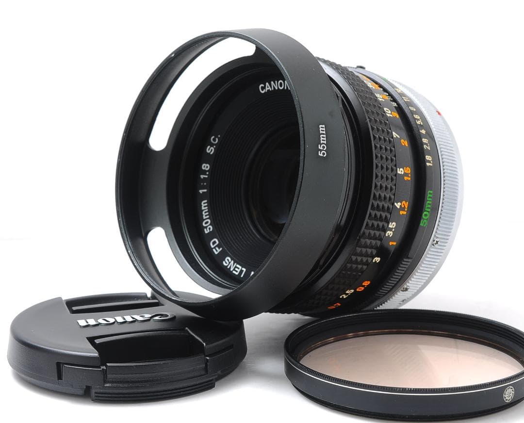 Canon A-1 + FD50mm F1.8 S.C. 動作良好 キャノン