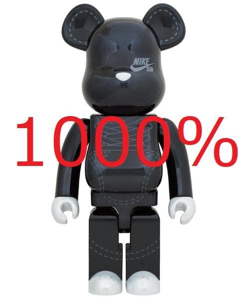 BE@RBRICK NIKE SB 2020 BLACK 1000％
